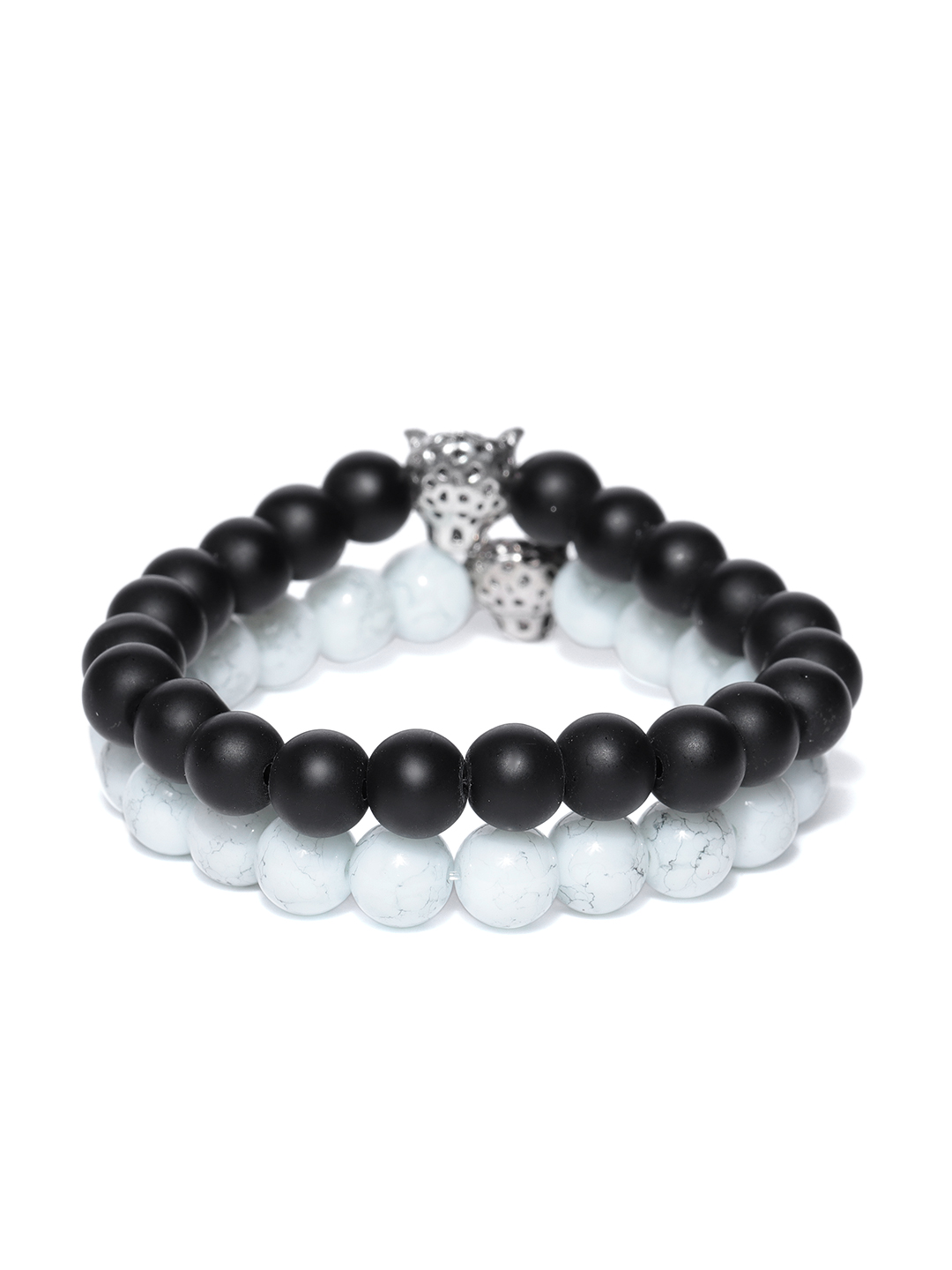YouBella Set of 2 Beaded Elasticated Bracelets